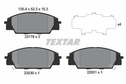 Set placute frana Textar 2317801