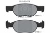 SET PLACUTE FRANA TEXTAR 2318101 - Compatibil cu FIAT, LANCIA