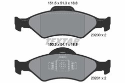 Set placute frana Textar 2320001