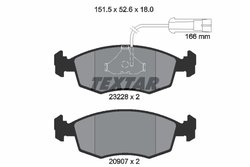 Set placute frana Textar 2322702
