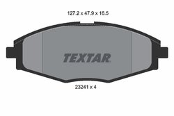 Set placute frana Textar 2324102