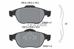 Set placute frana Textar 2324502