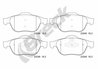 Set placute frana Breck 23248 00 701 00