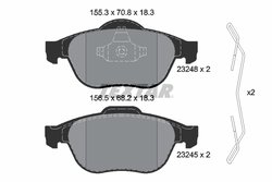 Set placute frana Textar 2324802