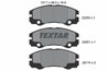 SET PLACUTE FRANA TEXTAR 2325001 - Compatibil cu HOLDEN, OPEL, VAUXHALL