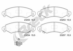 Set placute frana Breck 23253 00 702 10