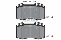 Set placute frana Textar 2327102