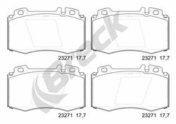 Set placute frana Breck 23271 00 552 20