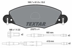 Set placute frana Textar 2327301