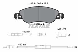 Set placute frana Textar 2327601