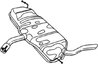 TOBA ESAPAMENT FINALA BOSAL 233-077 - Compatibil cu SEAT