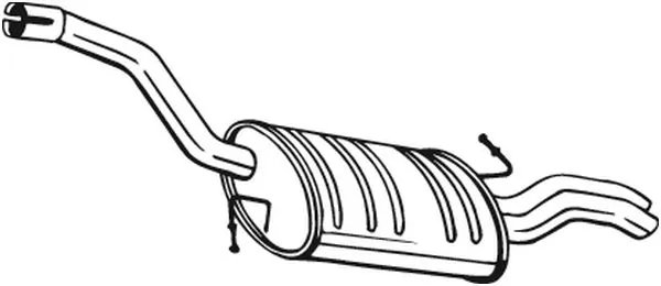 TOBA ESAPAMENT FINALA BOSAL 233-145 - Compatibil cu VW
