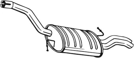 TOBA ESAPAMENT FINALA BOSAL 233-145 - Compatibil cu VW