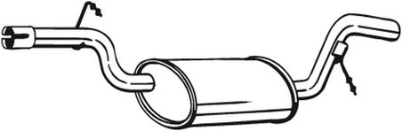 Toba esapament intermediara Bosal 233-157