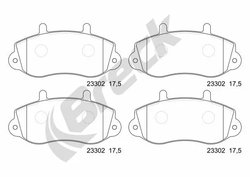Set placute frana Breck 23302 00 703 00