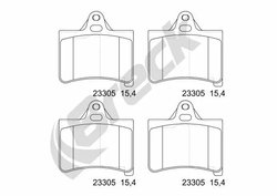 Set placute frana Breck 23305 00 702 00
