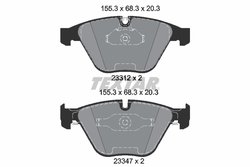 Set placute frana Textar 2331207