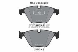 Set placute frana Textar 2331211