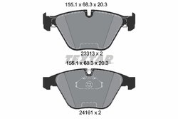 Set placute frana Textar 2331303