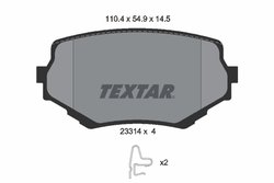 SET PLACUTE FRANA TEXTAR 2331401 - Compatibil cu SUZUKI