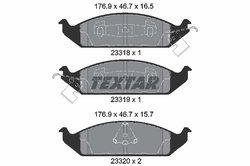 Set placute frana Textar 2331801