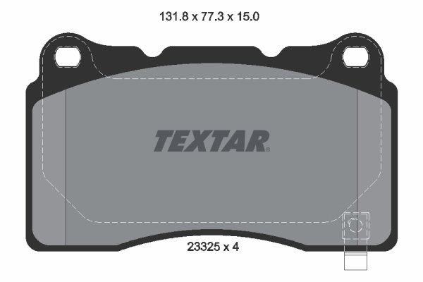 Set placute frana Textar 2332501