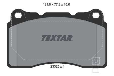 Set placute frana Textar 2332501
