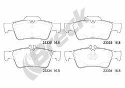 Set placute frana Breck 23334 00 702 20