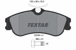 Set placute frana Textar 2334602