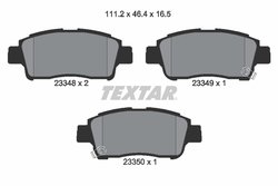 Set placute frana Textar 2334803