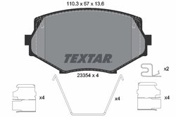 Set placute frana Textar 2335404