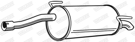 TOBA ESAPAMENT FINALA WALKER 23380 - Compatibil cu OPEL, VAUXHALL