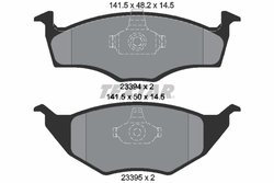 Set placute frana Textar 2339402