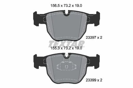 Set placute frana Textar 2339703