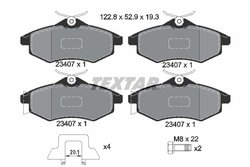Set placute frana Textar 2340702