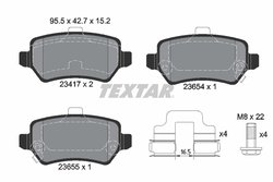 Set placute frana Textar 2341703