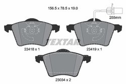 Set placute frana Textar 2341801