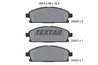 SET PLACUTE FRANA TEXTAR 2342001 - Compatibil cu ACURA, DONGFENG (DFAC), HONDA, INFINITI, ISUZU, NISSAN