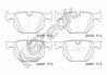 SET PLACUTE FRANA BRECK 23447 00 554 10 - Compatibil cu BMW