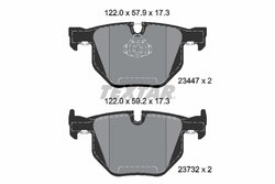 Set placute frana Textar 2344704