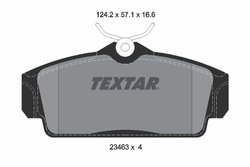 Set placute frana Textar 2346302