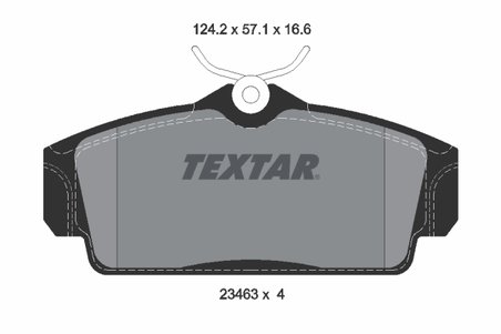 SET PLACUTE FRANA TEXTAR 2346302 - Compatibil cu NISSAN