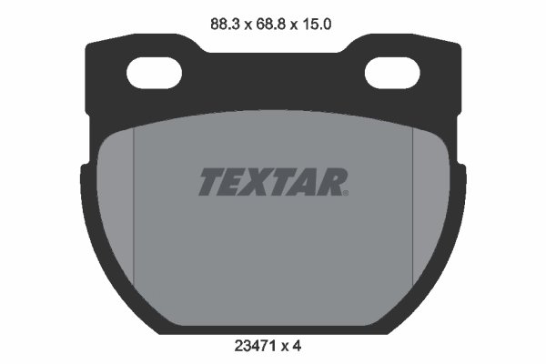 SET PLACUTE FRANA TEXTAR 2347101 - Compatibil cu LAND ROVER