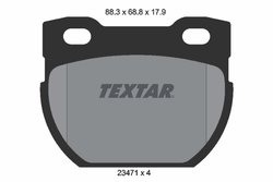 SET PLACUTE FRANA TEXTAR 2347103 - Compatibil cu LAND ROVER