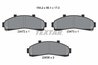 SET PLACUTE FRANA TEXTAR 2347201 - Compatibil cu FORD ASIA & OCEANIA, FORD AUSTRALIA, FORD USA, MAZDA