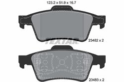 Set placute frana Textar 2348202