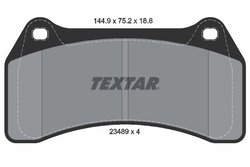 Set placute frana Textar 2348901