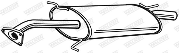 TOBA ESAPAMENT FINALA WALKER 23491 - Compatibil cu MITSUBISHI