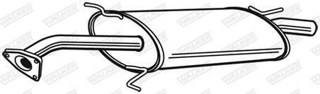 TOBA ESAPAMENT FINALA WALKER 23491 - Compatibil cu MITSUBISHI