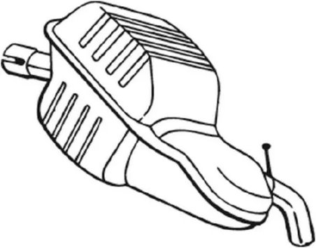 Toba esapament finala Bosal 235-139